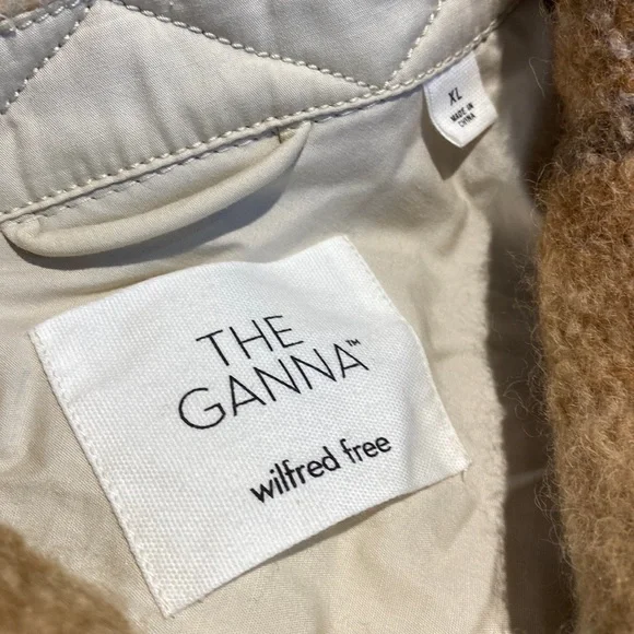 New Wilfred Free The Ganna Shirt Jacket Size XL COLOUR Elaine WLDWD BROWN⭐️⭐️⭐️ - Picture 13 of 17